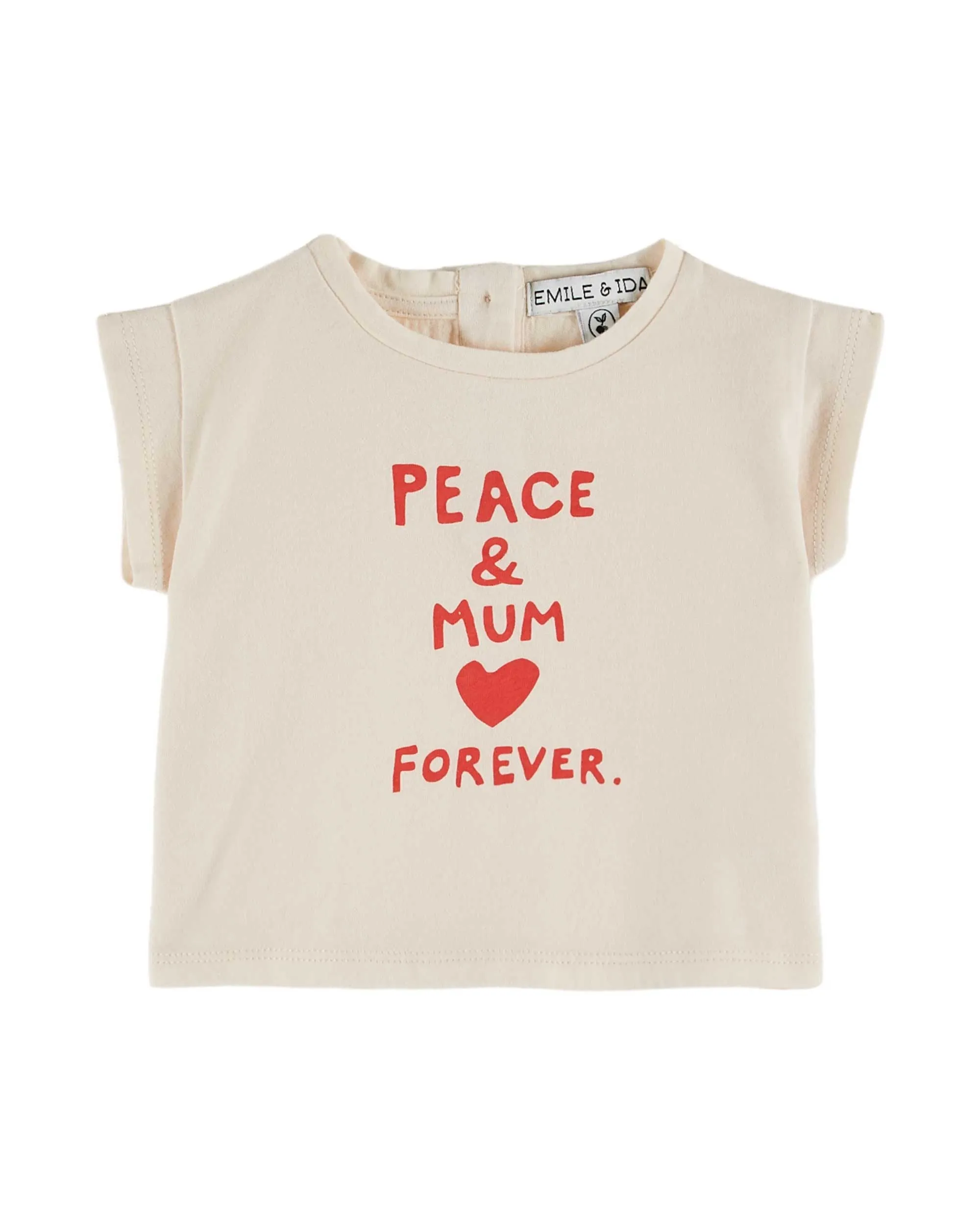Emile Et Ida Jungen Mädchen MUTTERTAG T-SHIRT - CREME