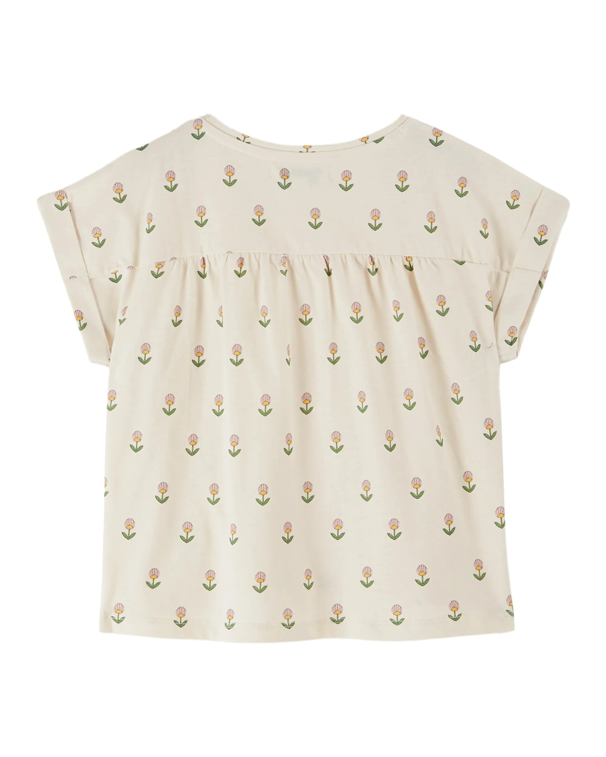 Emile Et Ida Jungen Mädchen BEDRUCKTES T-SHIRT - SANFTE BLUMEN