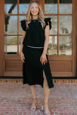 Emmalyn Smocked Tulle Midi Skirt