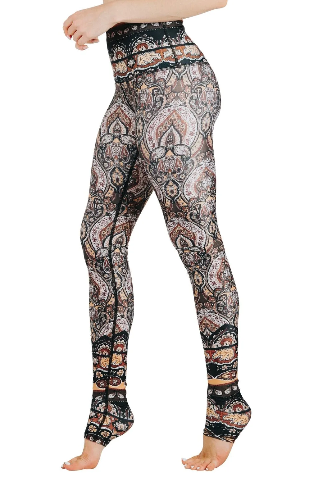 Espresso Yourself Bedruckte Yoga-Leggings von Yoga Democracy