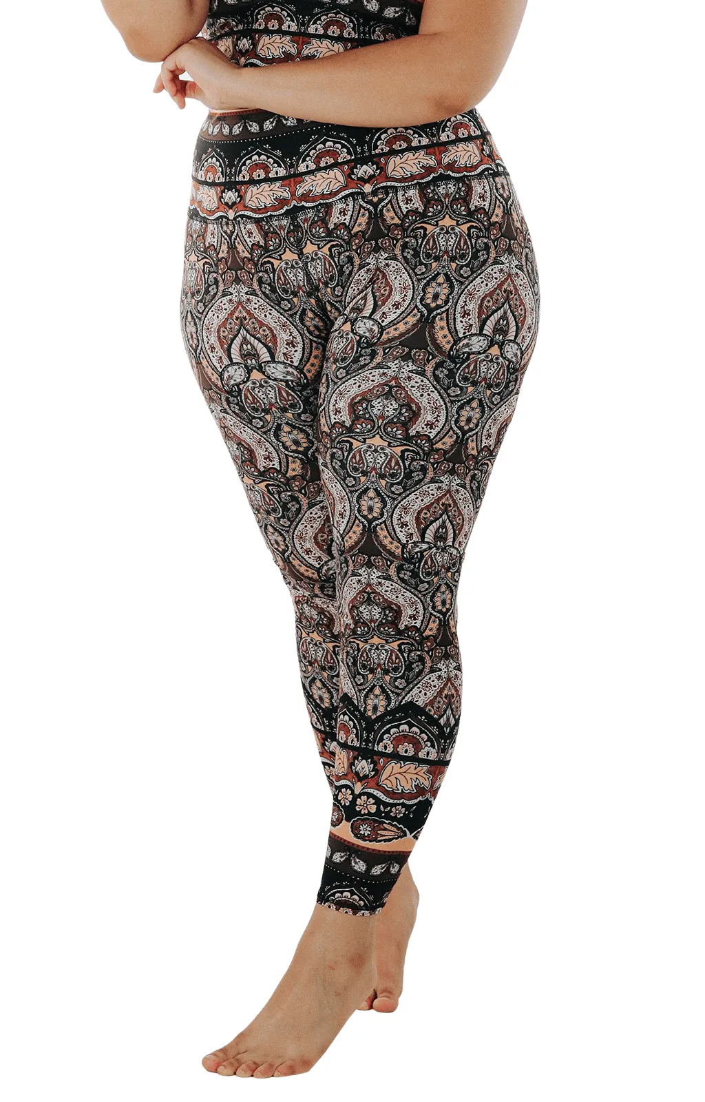 Espresso Yourself Bedruckte Yoga-Leggings von Yoga Democracy