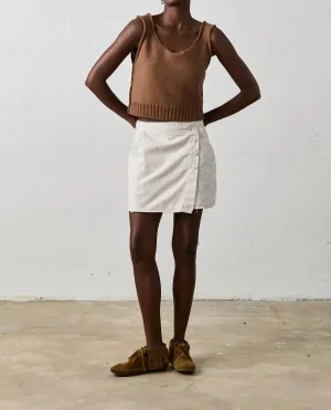 Everly Skirt In Soft White
