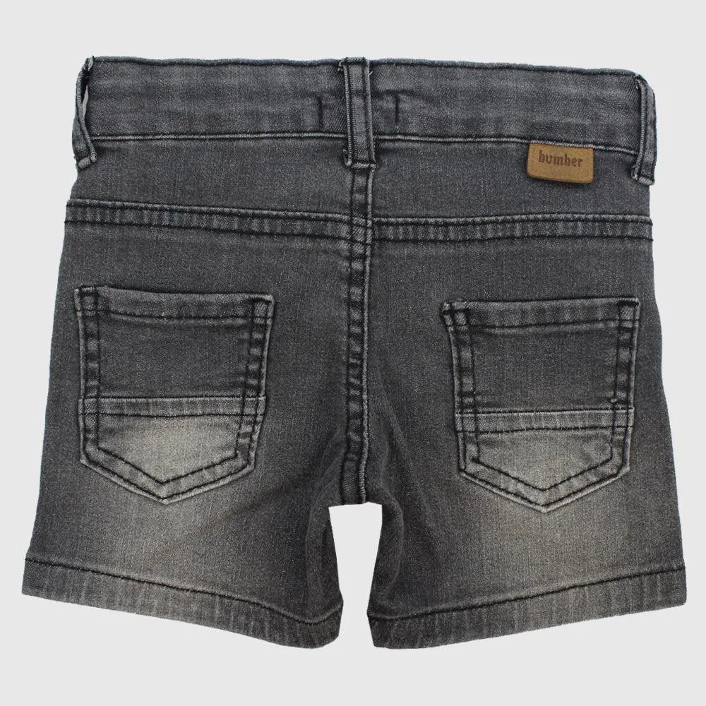 Ausgewaschene Jeans-Shorts