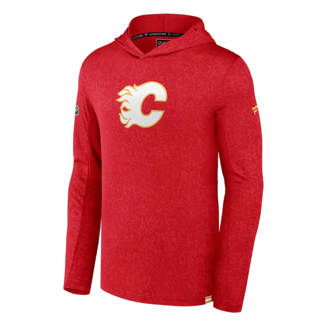 Fanatics - Herren Calgary Flames Authentic Pro Leichtgewicht Pullover Hoodie (00IC 0484 2C 02W)