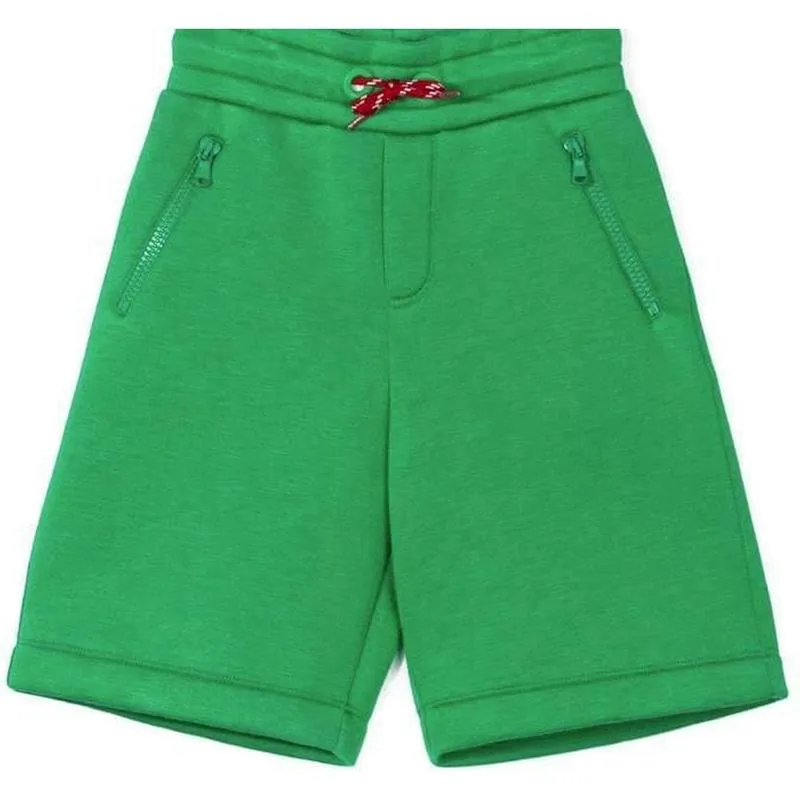Fendi Grüne Robot-Print Shorts