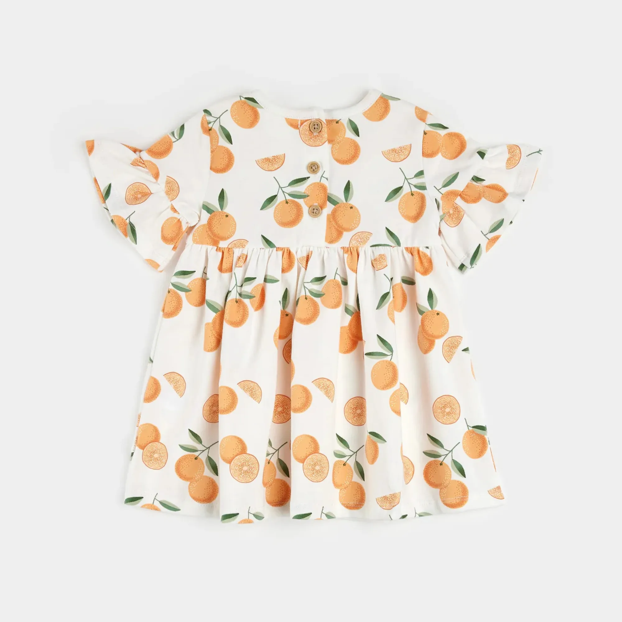 FIRSTS Orangen Kleid-Set