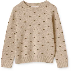 Fliink Humus/Carafe Benna Dot Pullover Babykids_Fliink