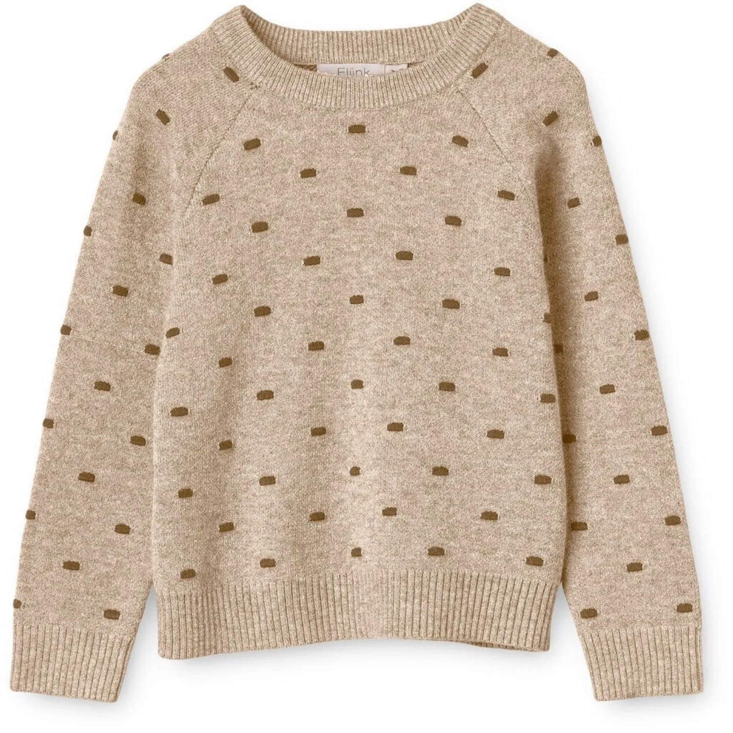 Fliink Humus/Karaffe Benna Punkt Pullover Babykids_Fliink