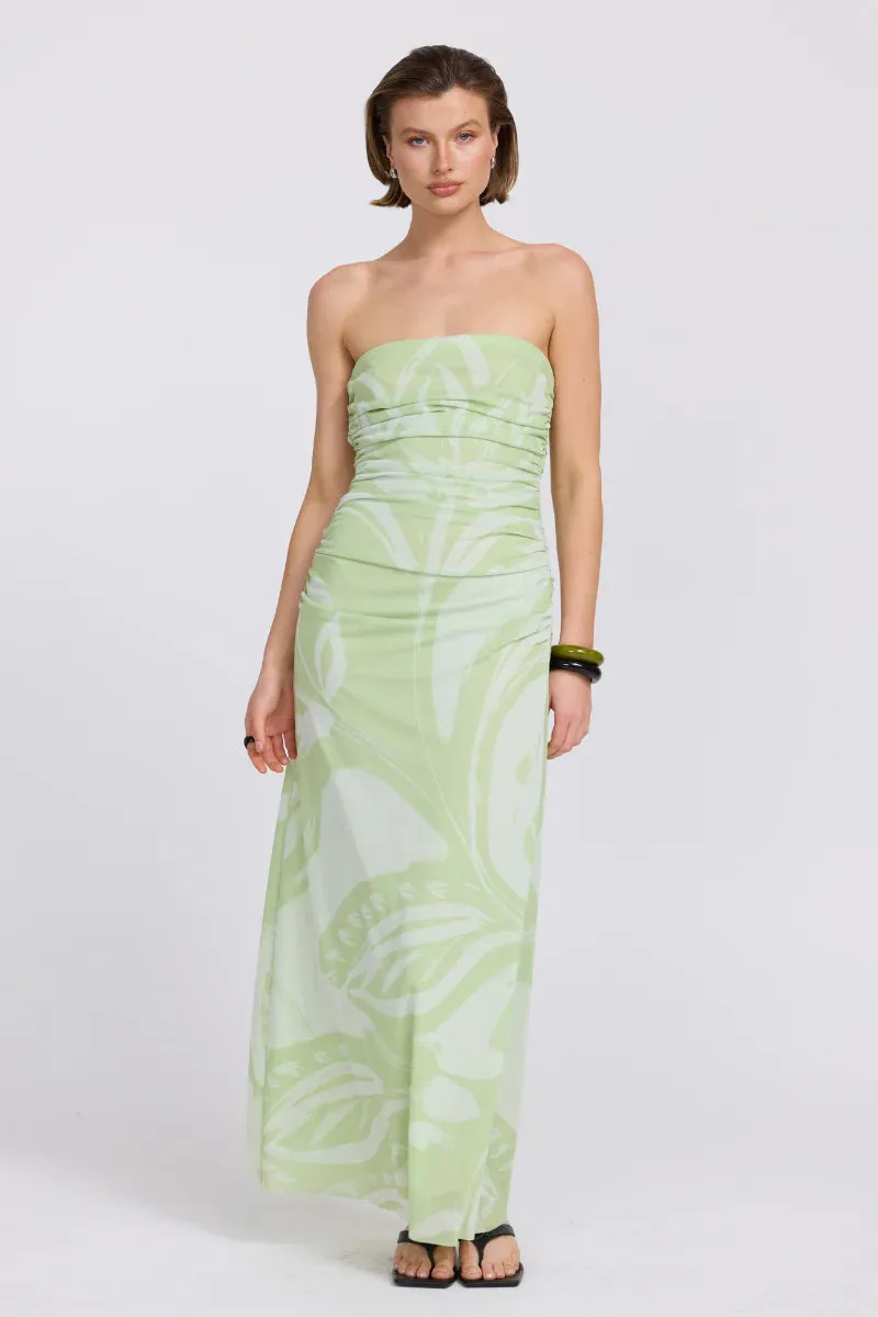 Flora Trägerloses Kleid