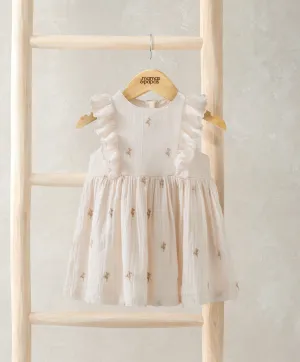 Floral Embroidered Dress Babykids Mamas & Papas