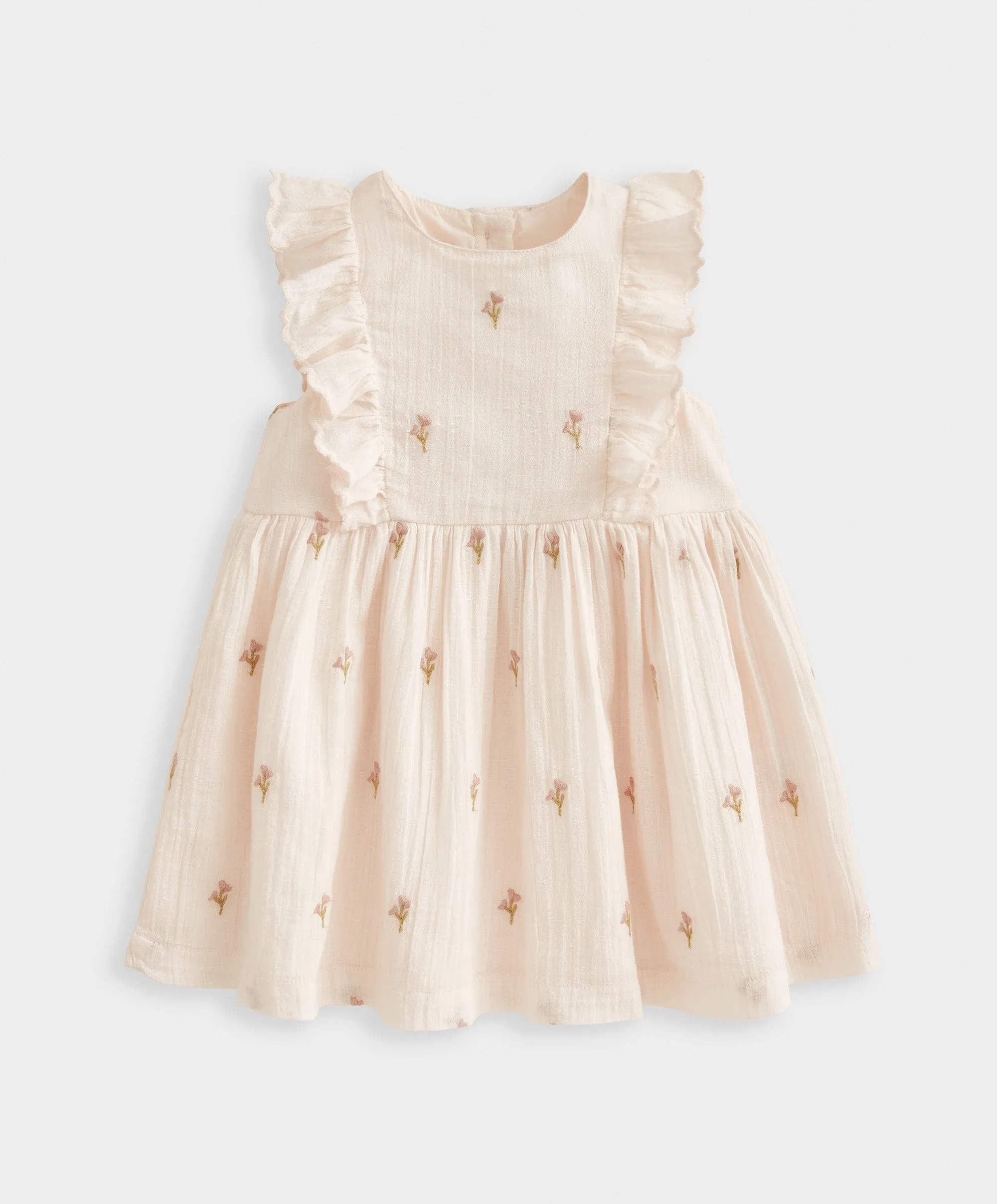 Blumenbesticktes Kleid