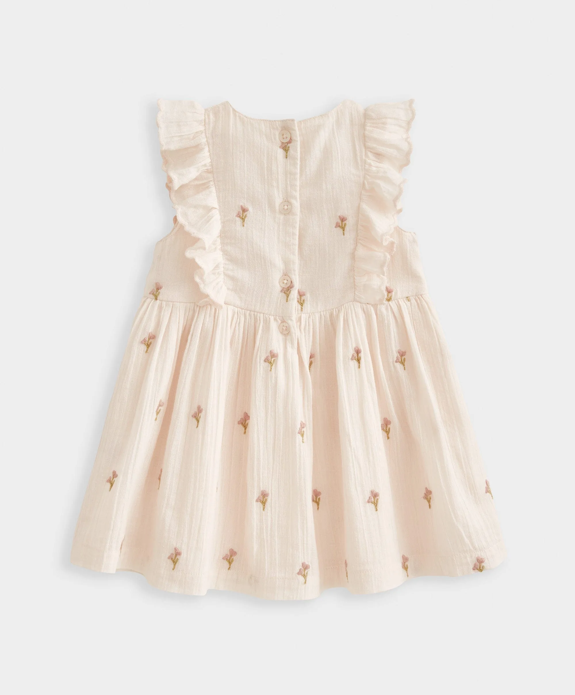 Blumenbesticktes Kleid