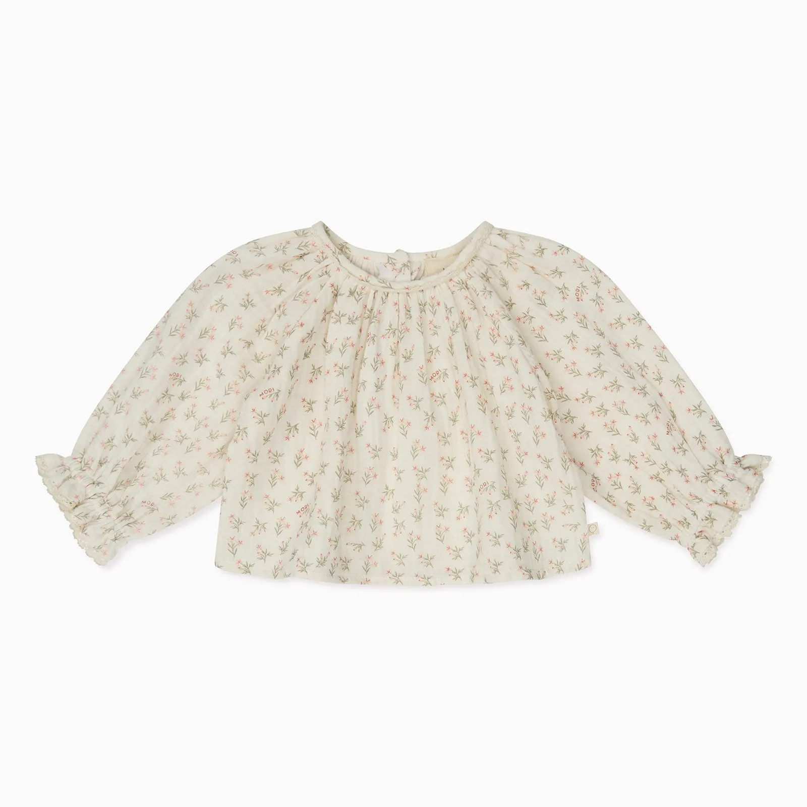 Floral Musselin Bloomer Bluse
