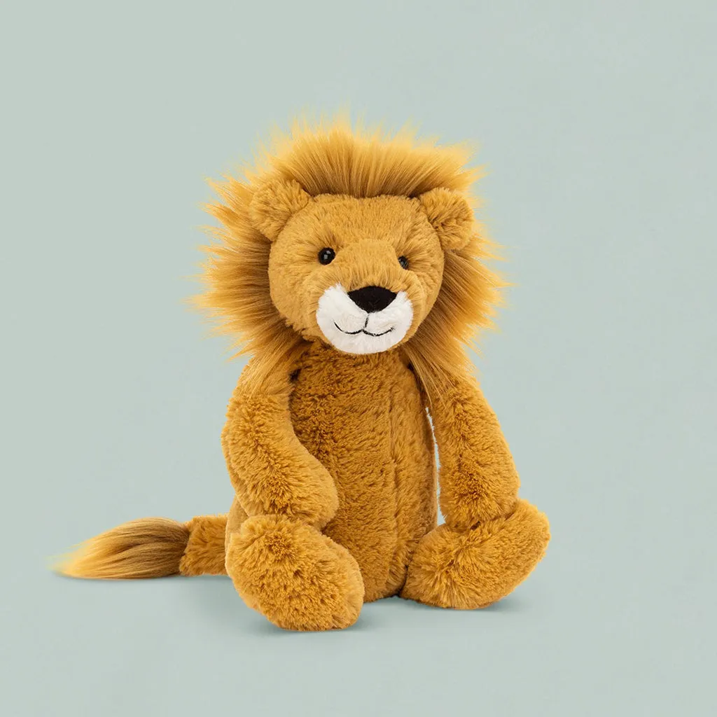 Floss & Rock Magnetische Spielszenen, Dschungel mit Jellycat Schüchterner Löwe Geschenkset