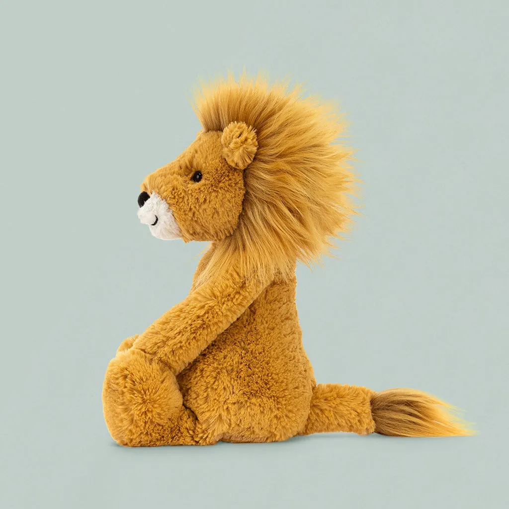 Floss & Rock Magnetische Spielszenen, Dschungel mit Jellycat Schüchterner Löwe Geschenkset