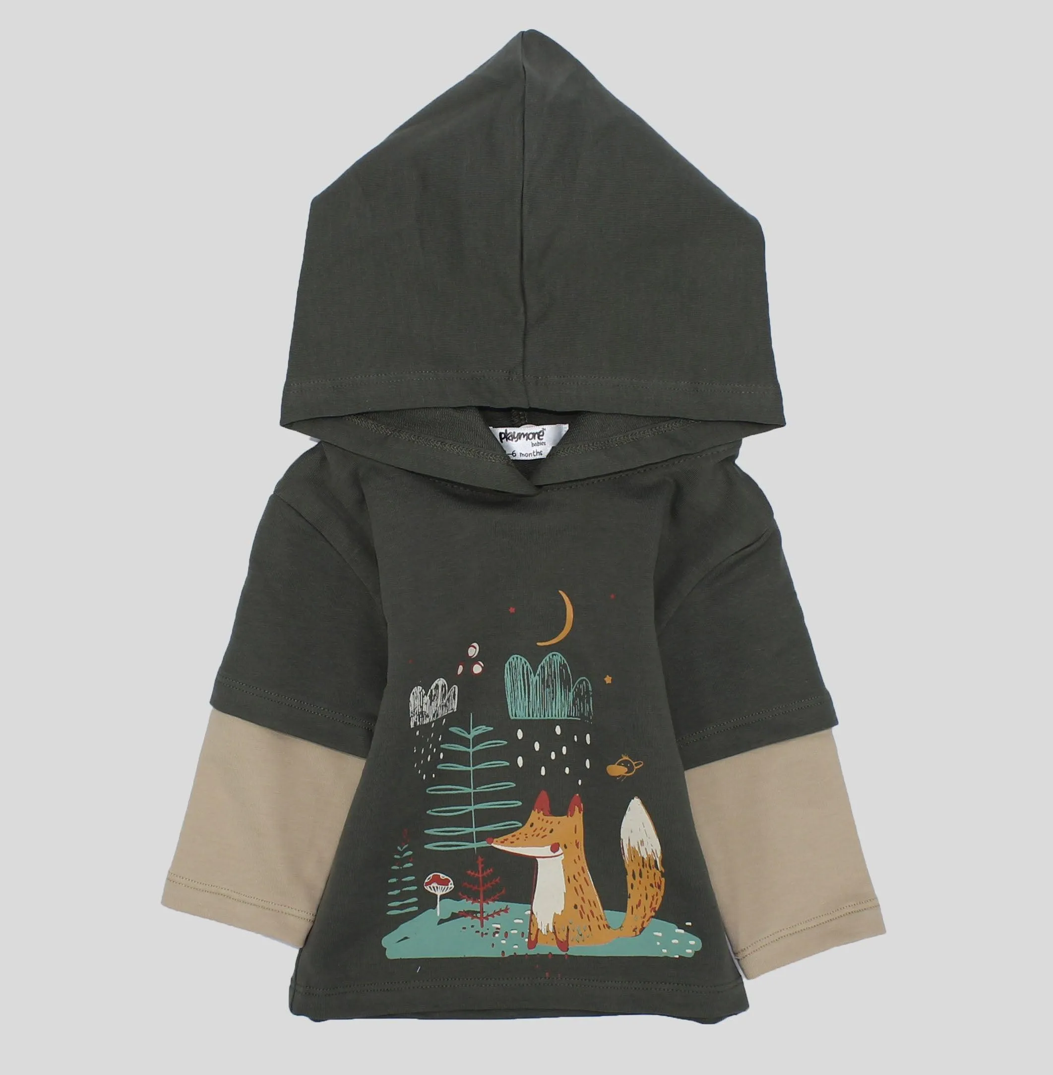 Foxy Kapuzen-Langarm-T-Shirt