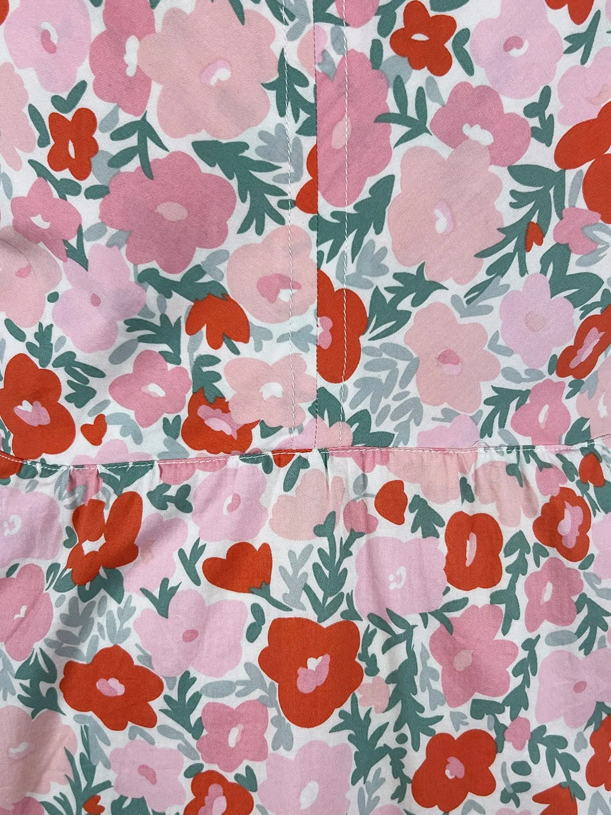 Kostenlose Zusammenbaugröße XXXL (24) Rosa & Orange Blumenkleid NWT