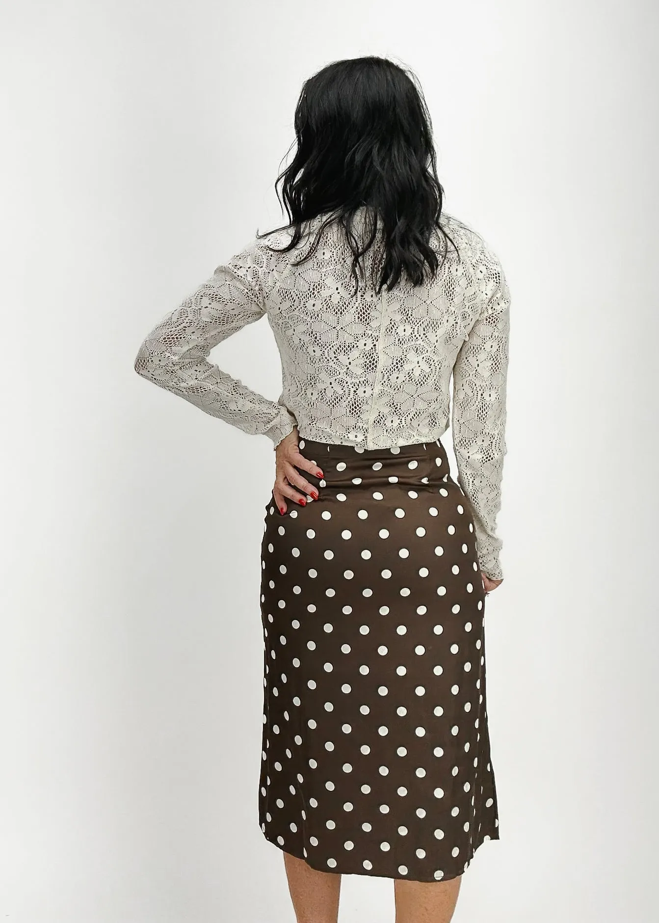 Free People Analise Bedruckter Midi-Rock