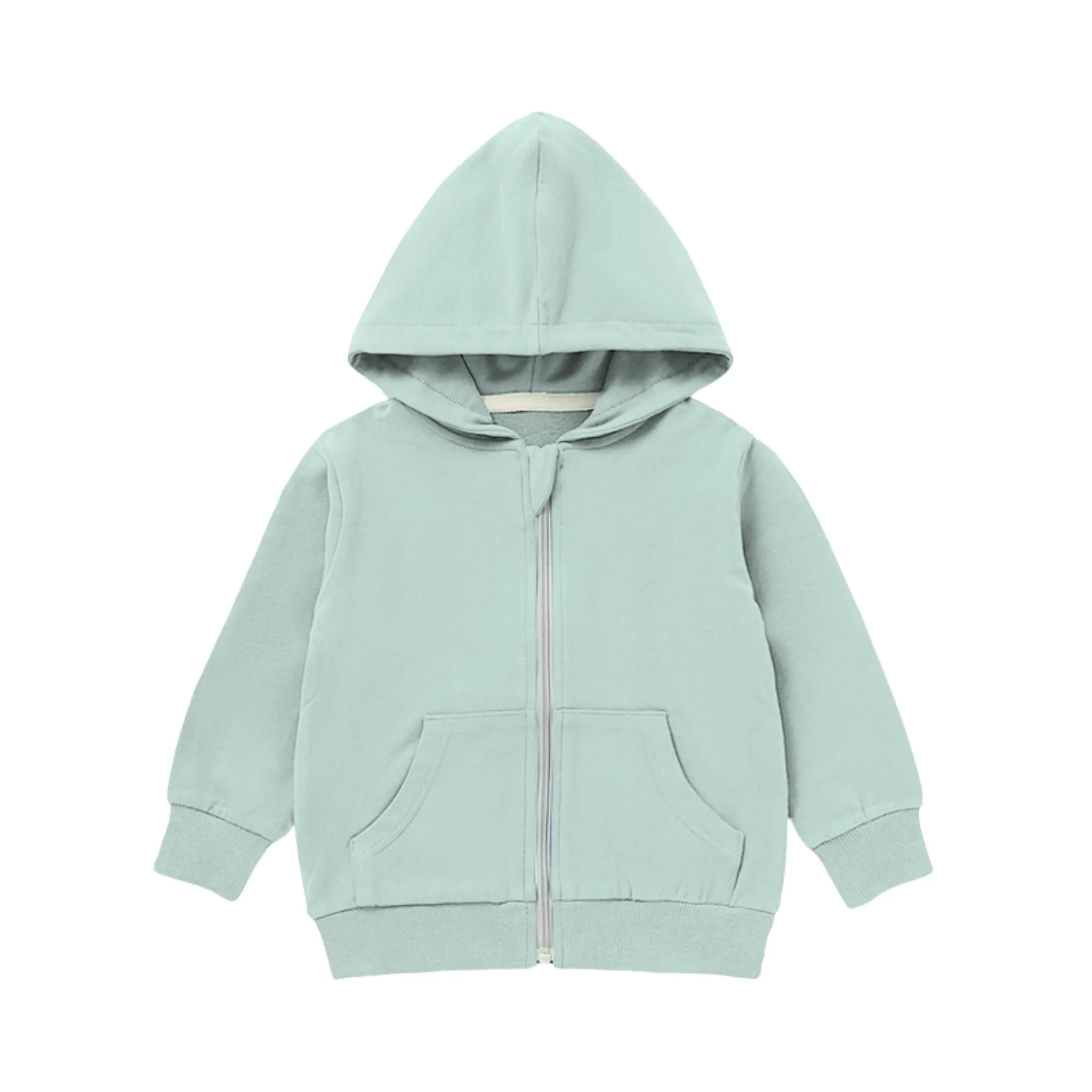 French Terry Zip-Up Kapuze für Babys & Kinder