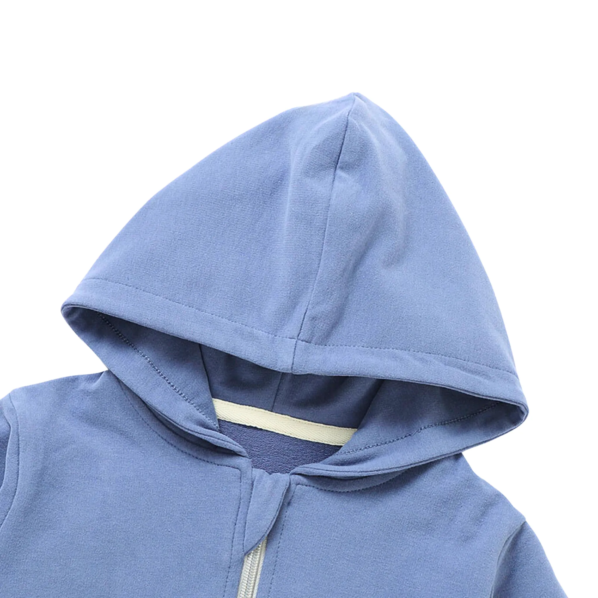 French Terry Zip-Up Kapuze für Babys & Kinder