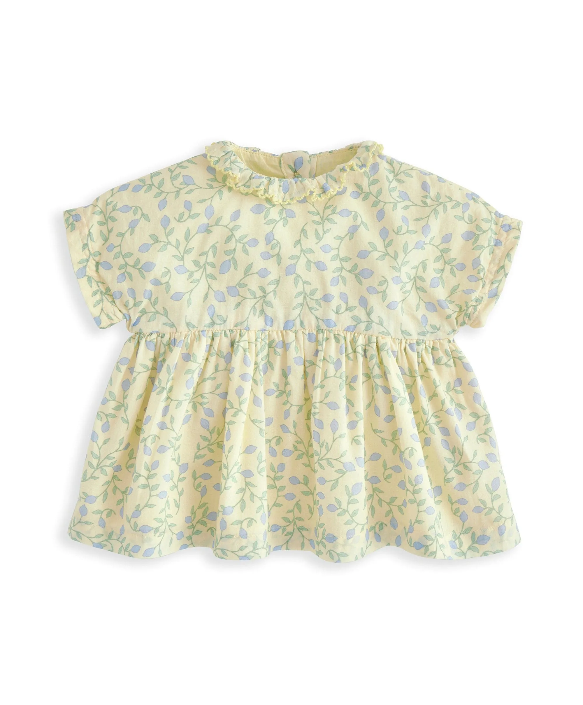 Rüschenkragen-Bluse & Bloomer-Set (2-teilig) - Kletternde Knospen Print Babykids Mamas & Papas