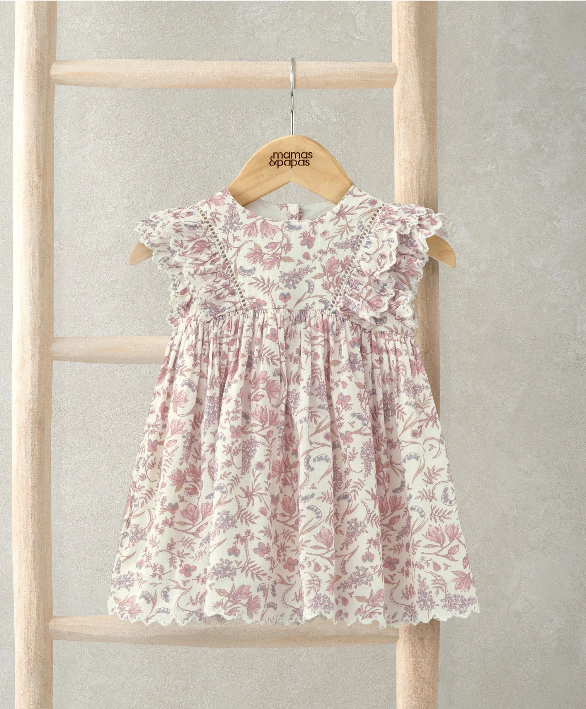 Rüschen-Blumenprint-Kleid Babykids Mamas & Papas