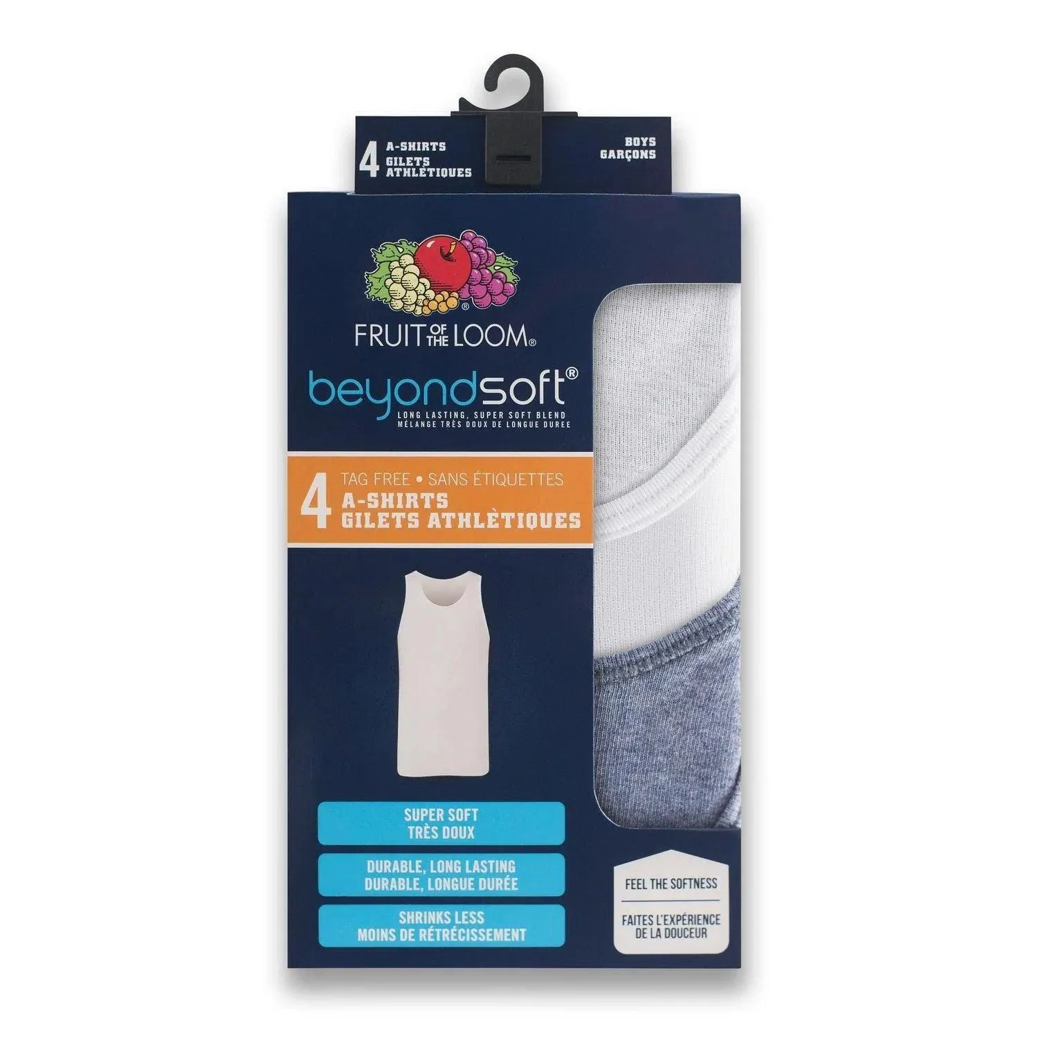 Fruit of the Loom Jungen Beyondsoft Unterhemden - 4er Pack Babykids Fruit of the Loom