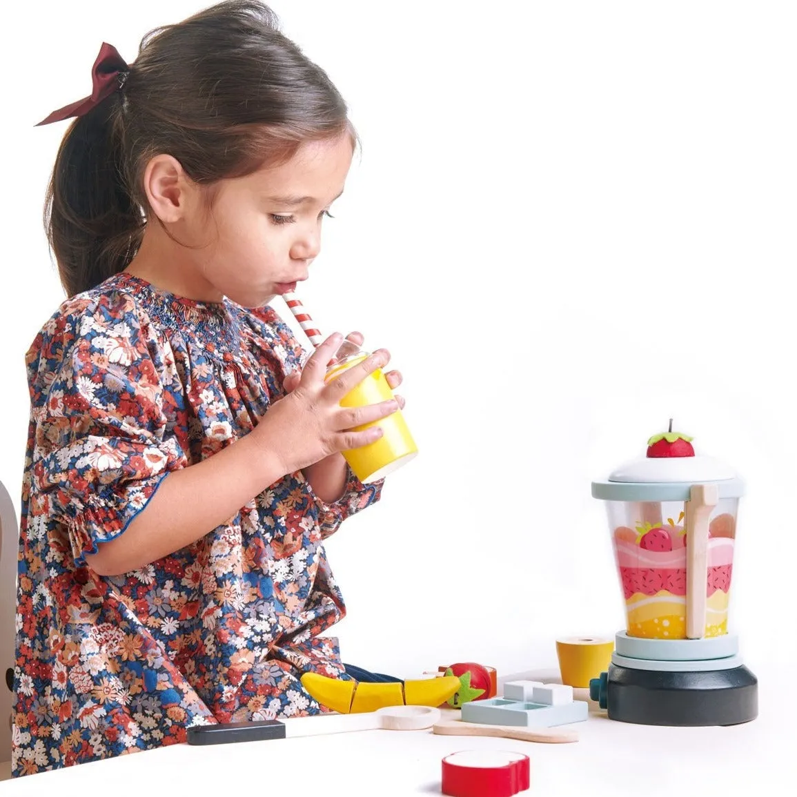 Fruchtiger Smoothie-Mixer-Set