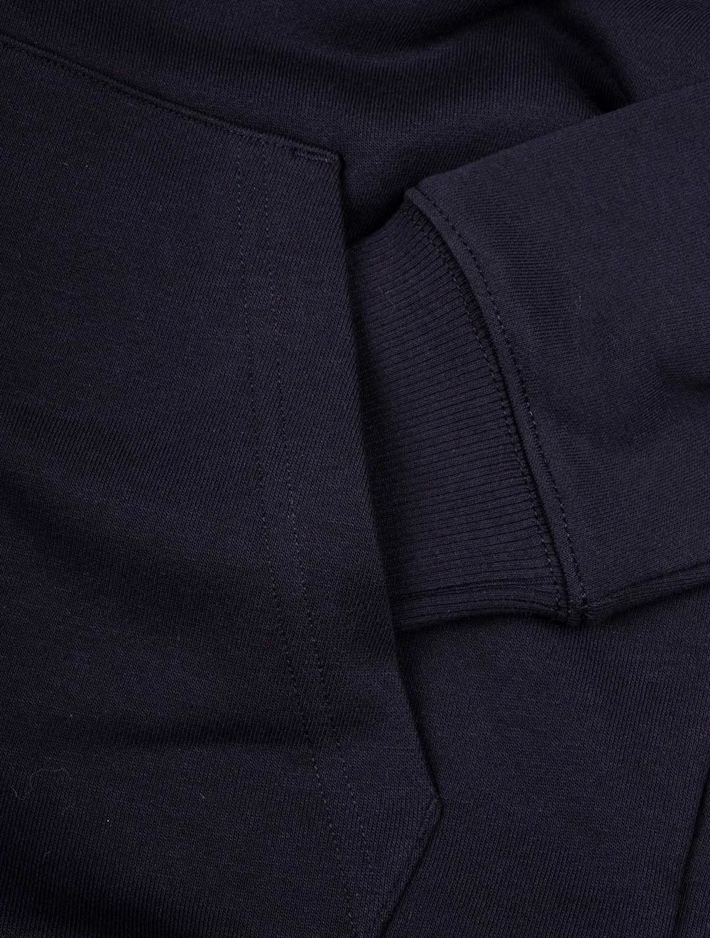 Ganzreißverschluss-Hoodie Abendblau