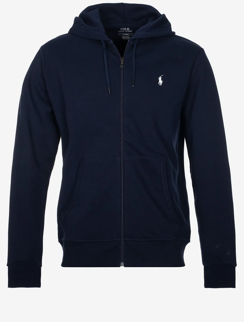 Kapuzenpullover mit Reißverschluss Marineblau