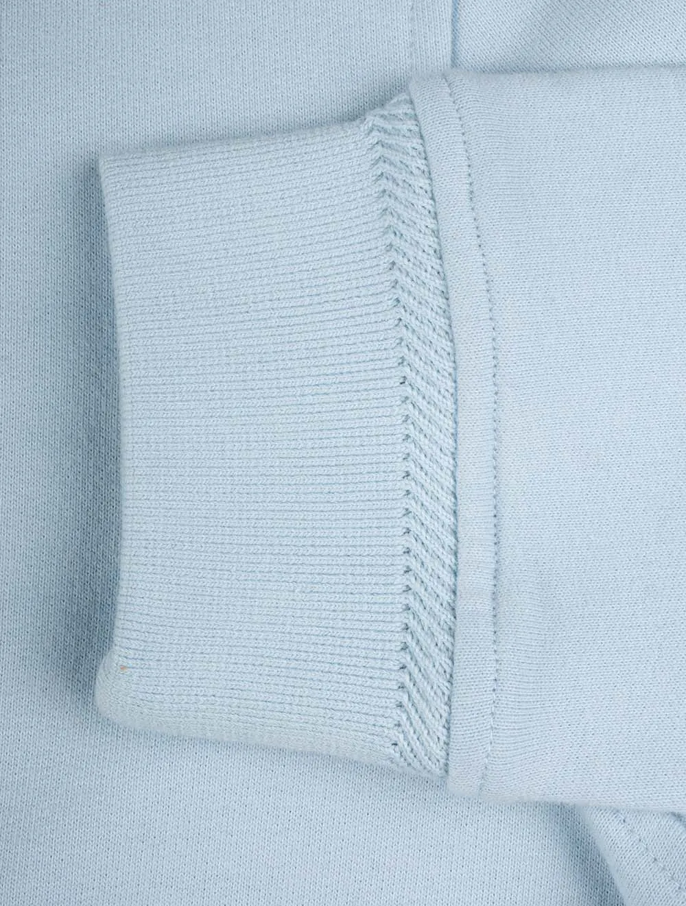 Pullover mit Reißverschluss in Himmelblau