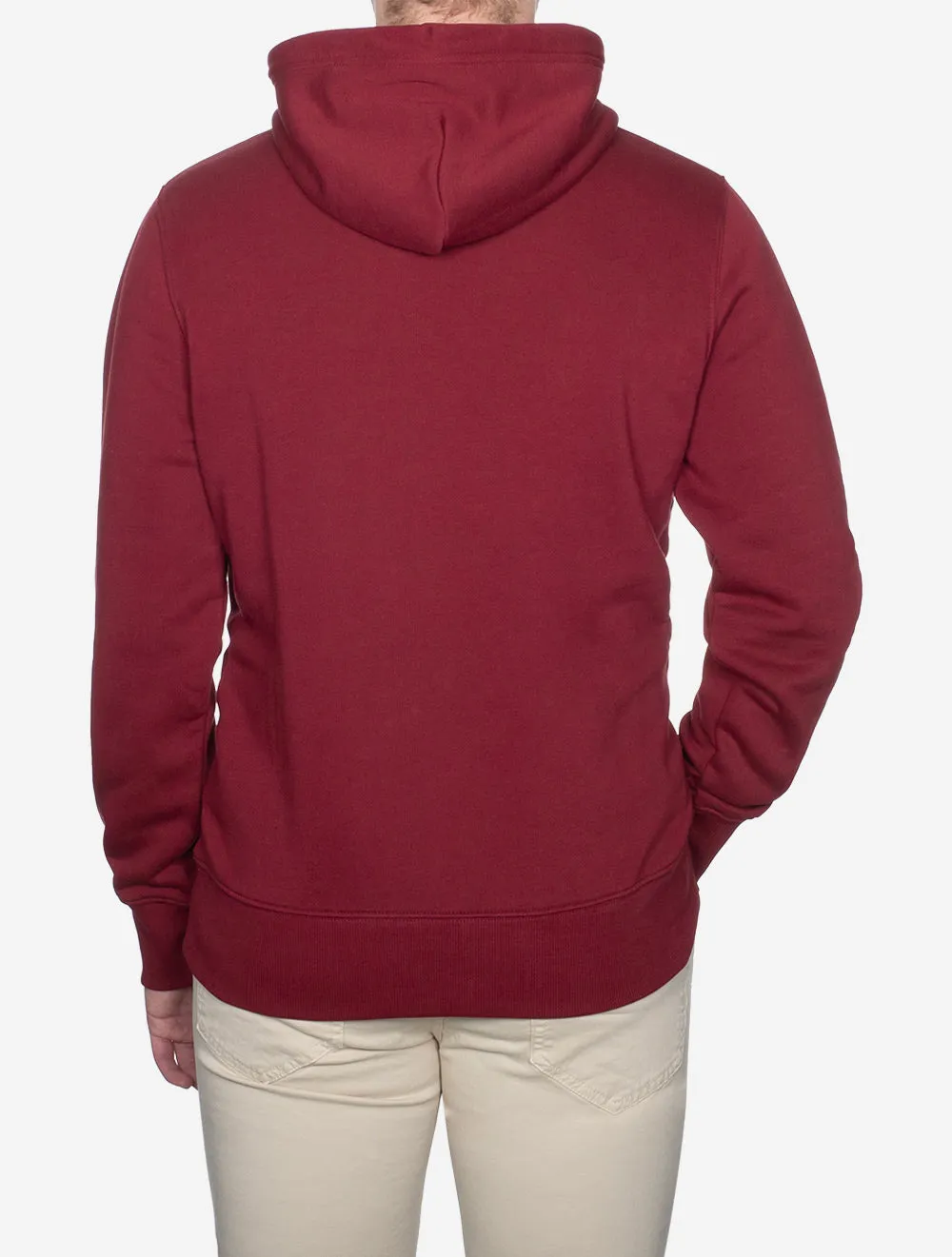 G Graphic Hoodie Aufgepolstert Rot
