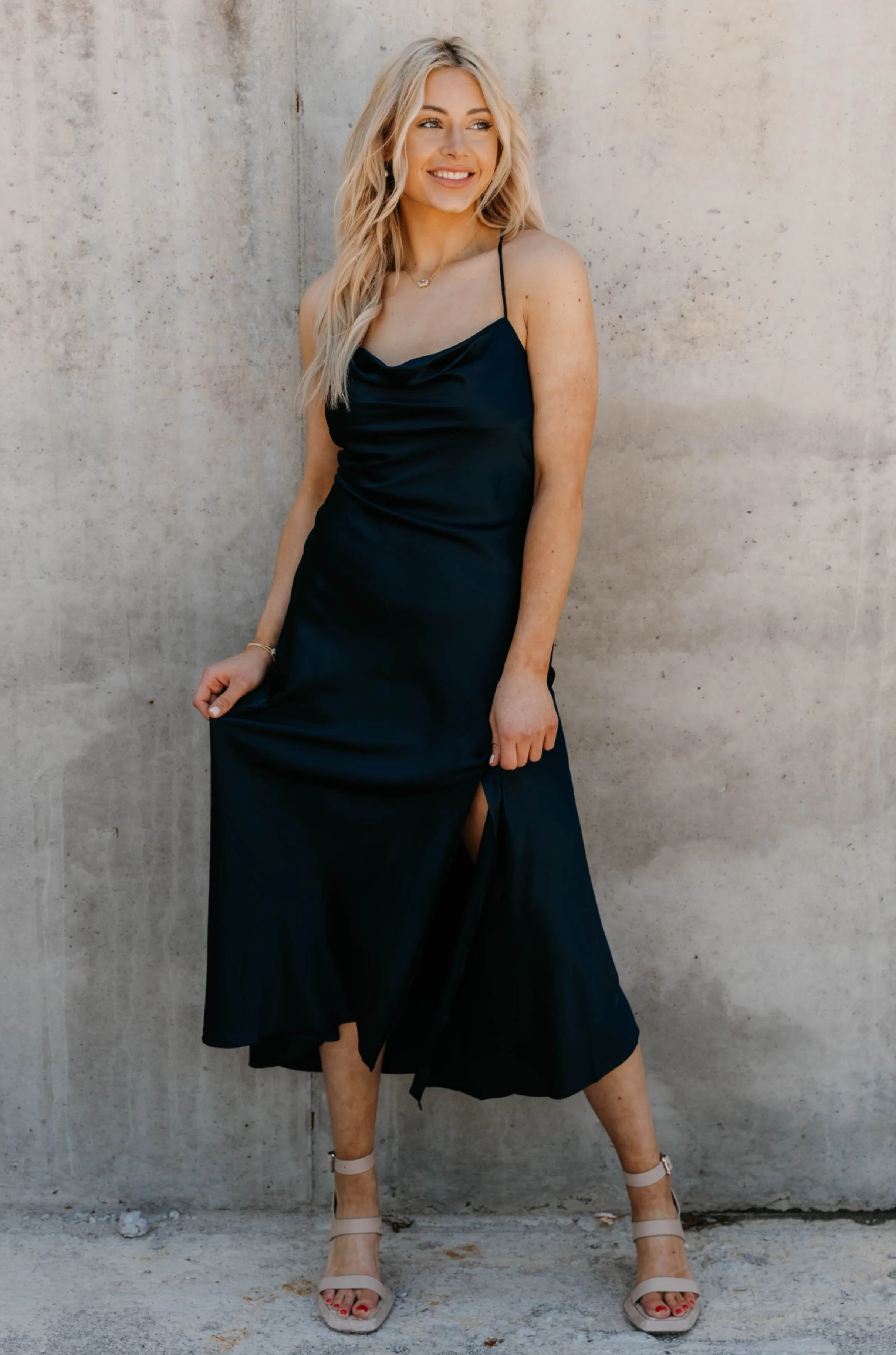 Gaia Solides Midi-Kleid