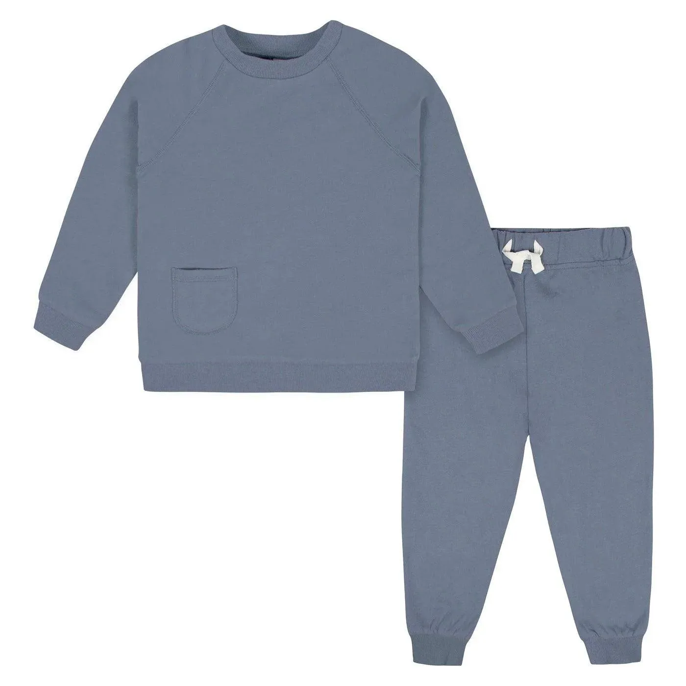 Gerber 2-teiliges Set für Kleinkinder Jungen - Blauer Pullover & Jogger (2-5 Jahre) Babykids Gerber