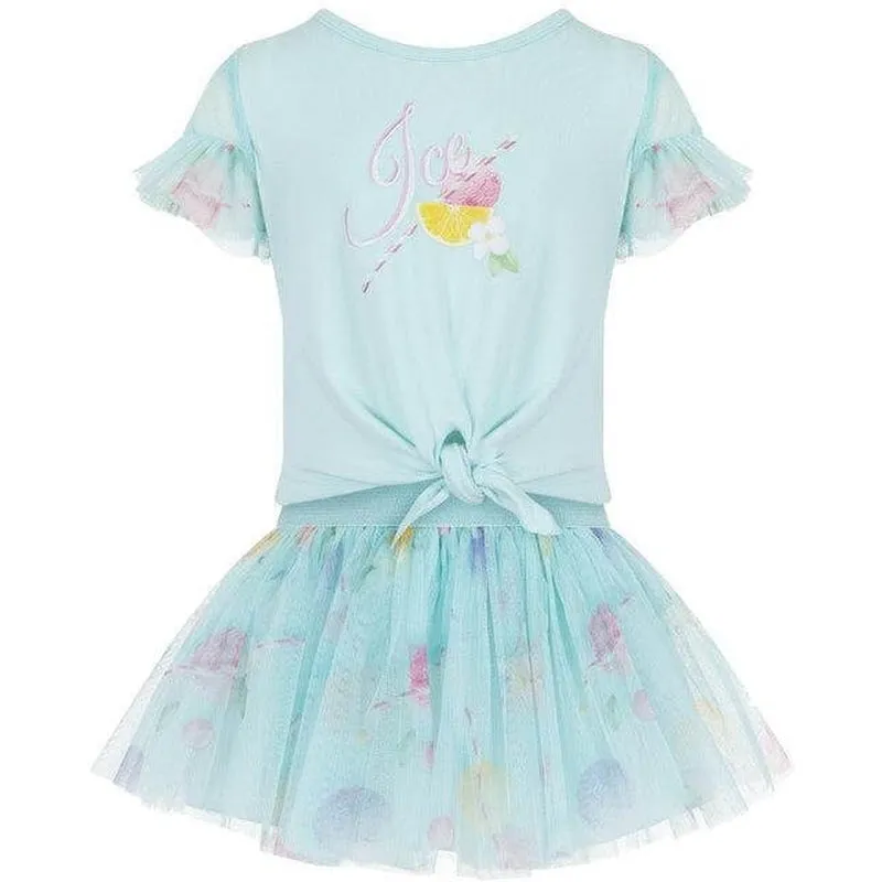 Mädchen Aqua Eiscreme Rock-Set