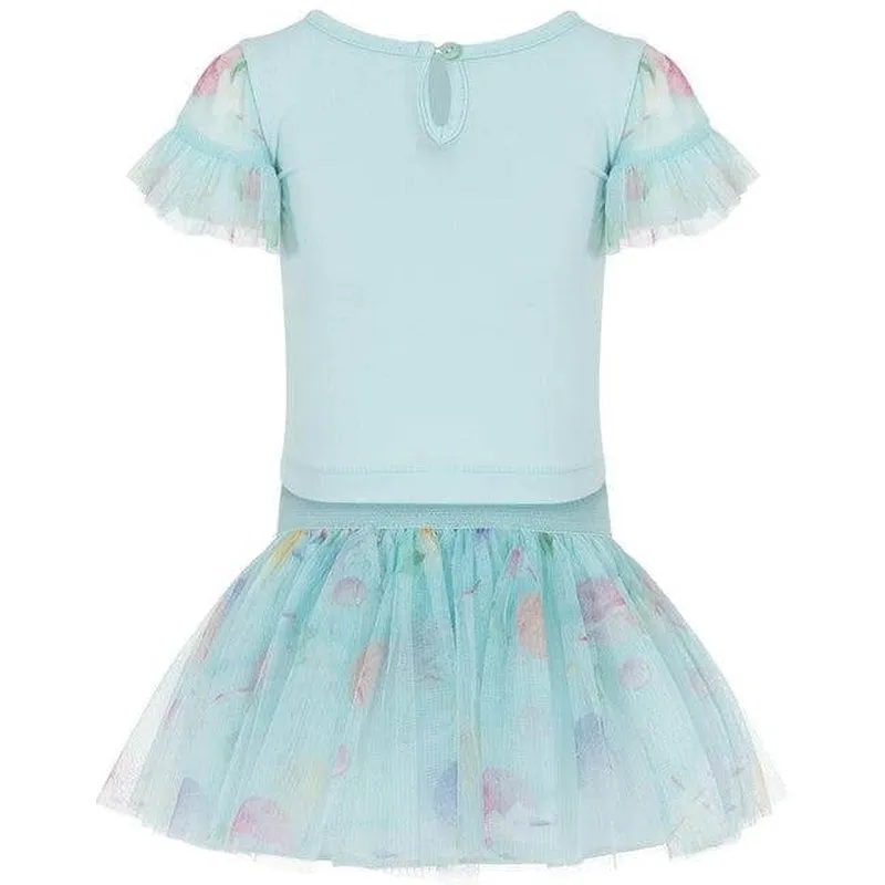 Mädchen Aqua Eiscreme Rock-Set