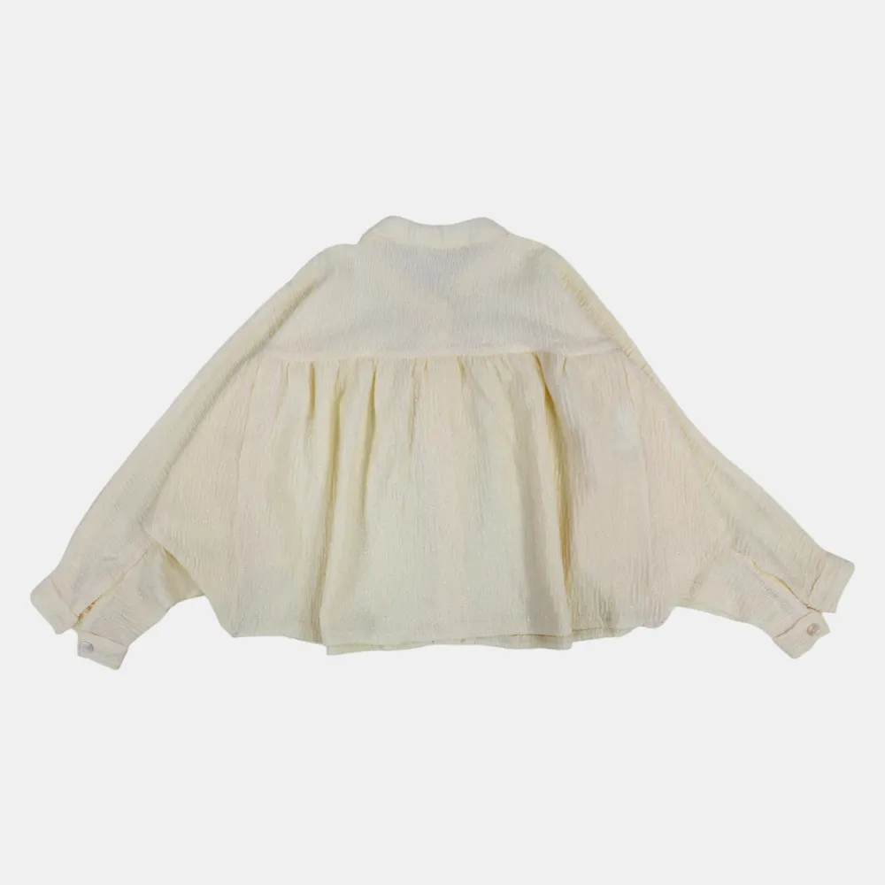 Mädchen Batwing Langarmbluse