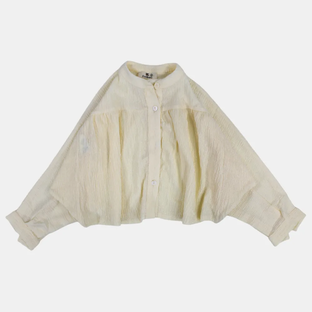 Mädchen Batwing Langarmbluse
