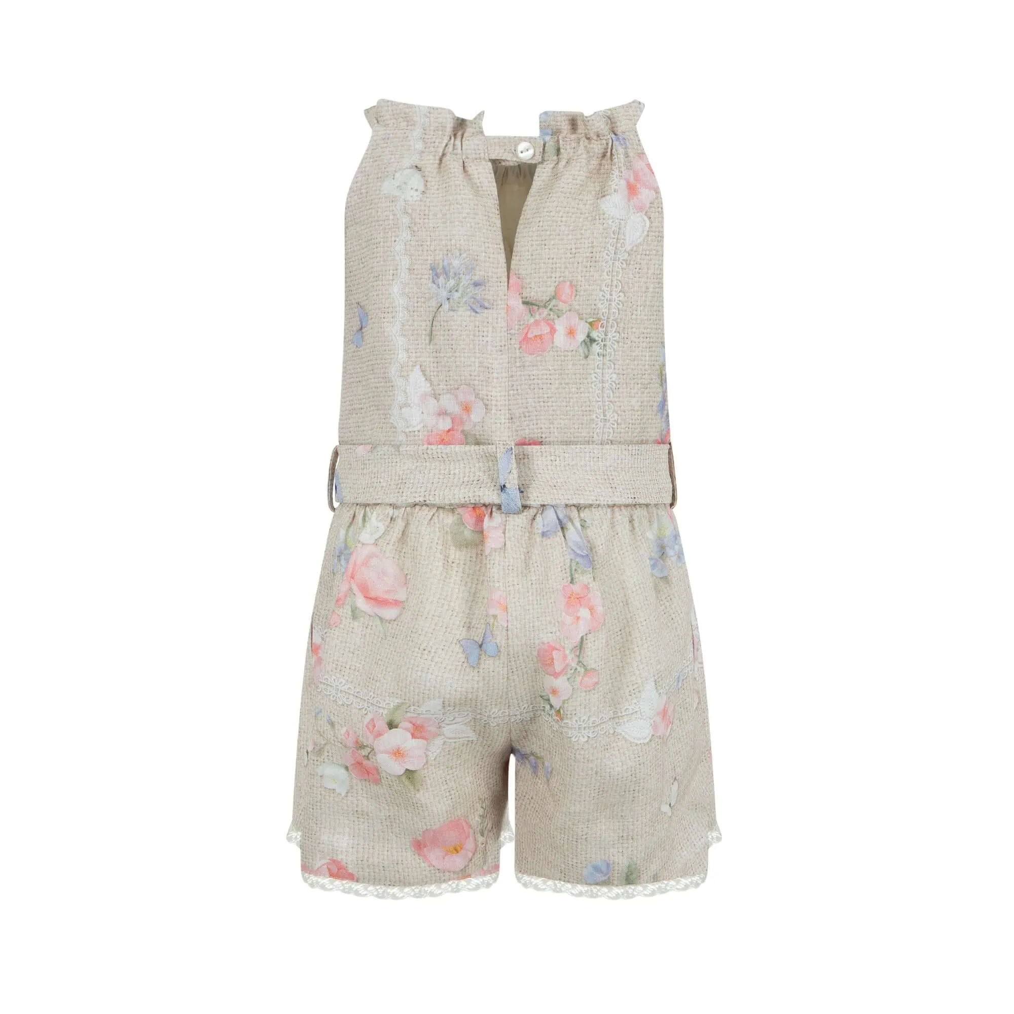 Mädchen Beige Playsuit