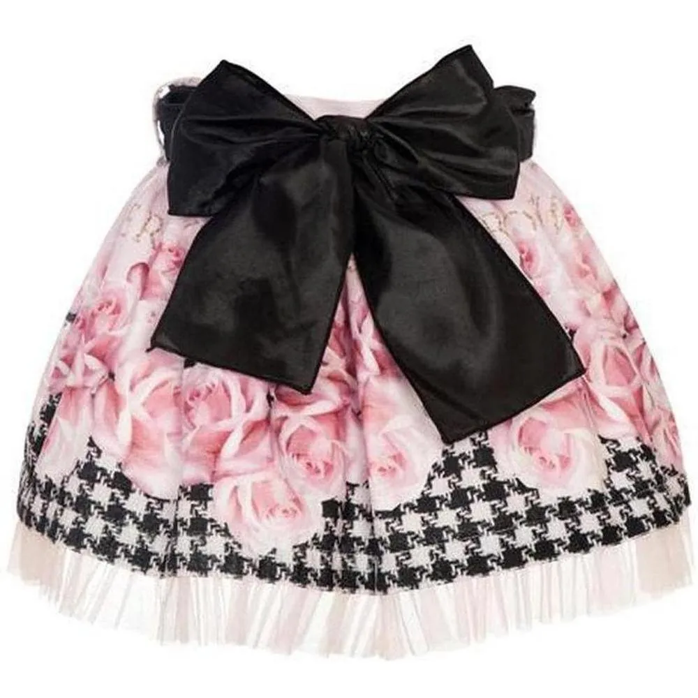 Mädchen Schwarz & Pink Rosenrock