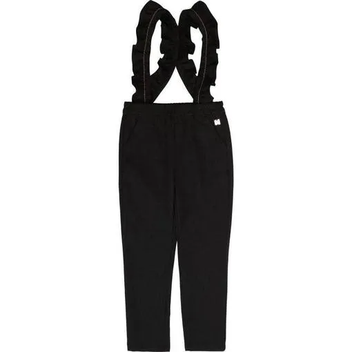 Mädchen Schwarze Hose Mit Träger