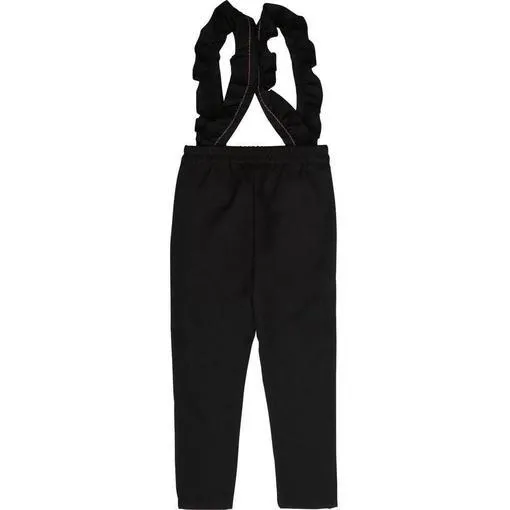 Mädchen Schwarze Hose Mit Träger