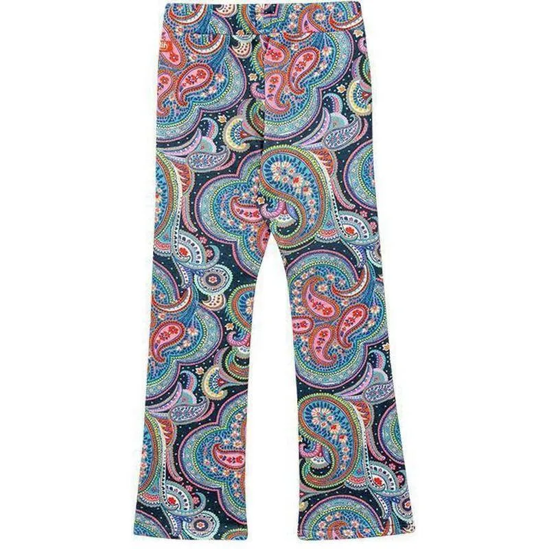 Mädchen Blaue & Rosa Pina-Sweatpants