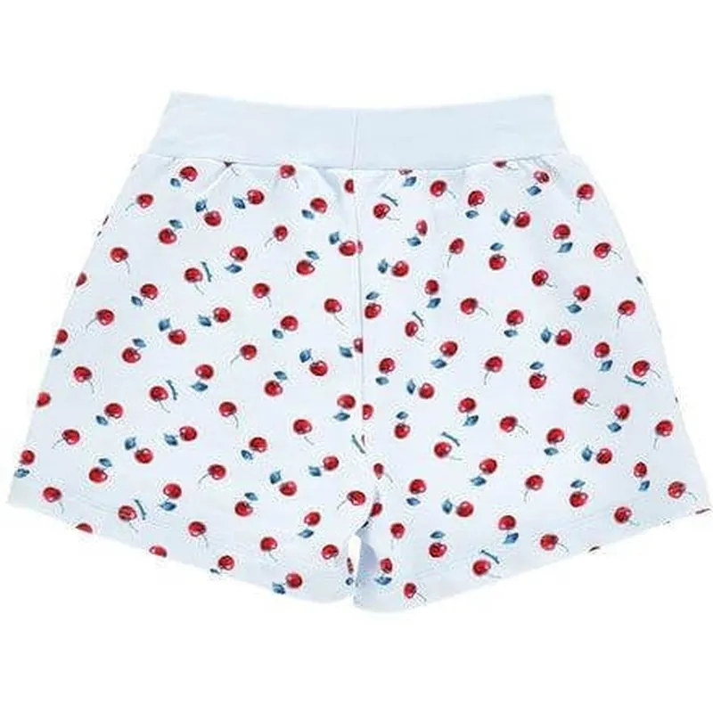 Mädchen Blaue Kirsch Kurzshorts