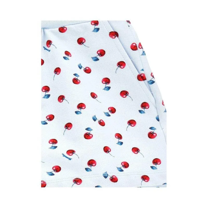Mädchen Blaue Kirsch Kurzshorts