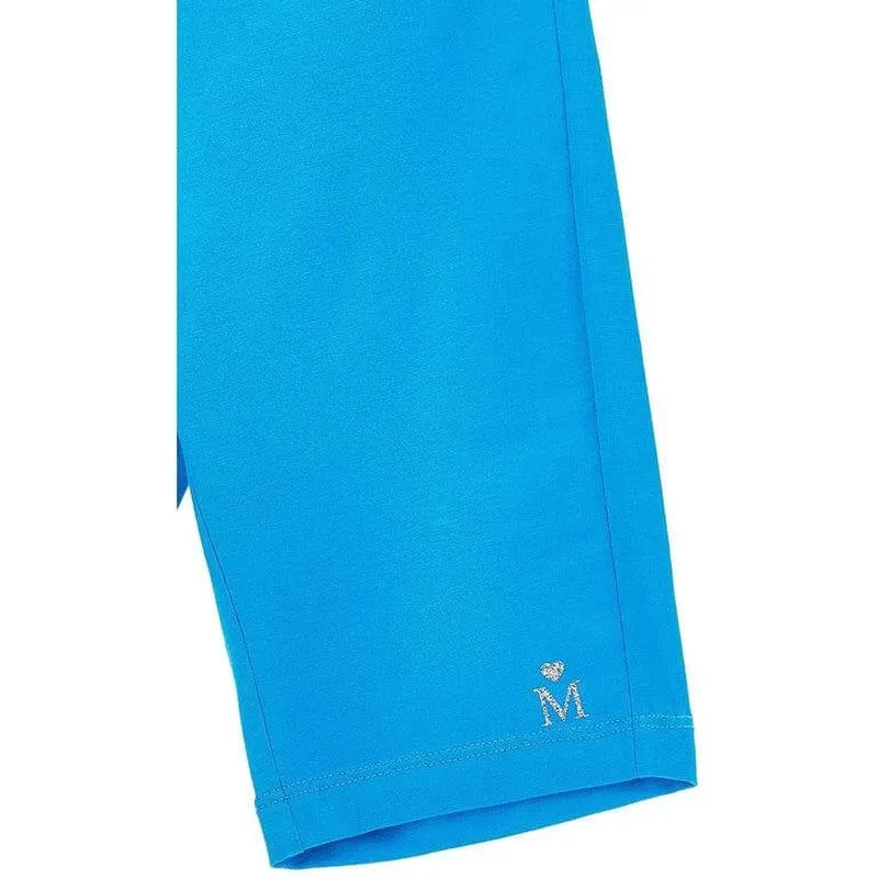 Mädchen Blaue Fahrradshorts