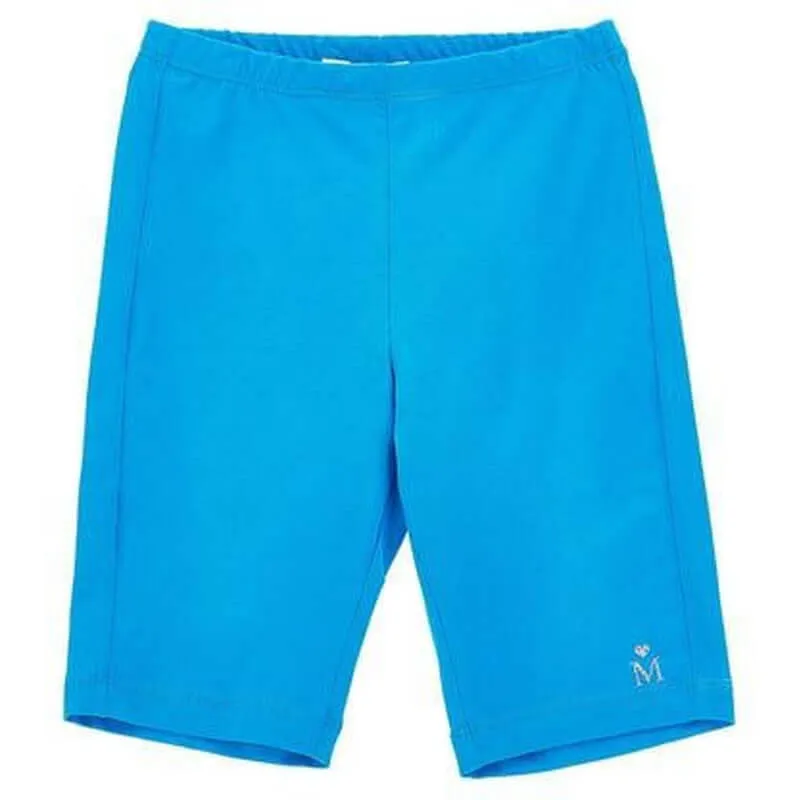 Mädchen Blaue Fahrradshorts