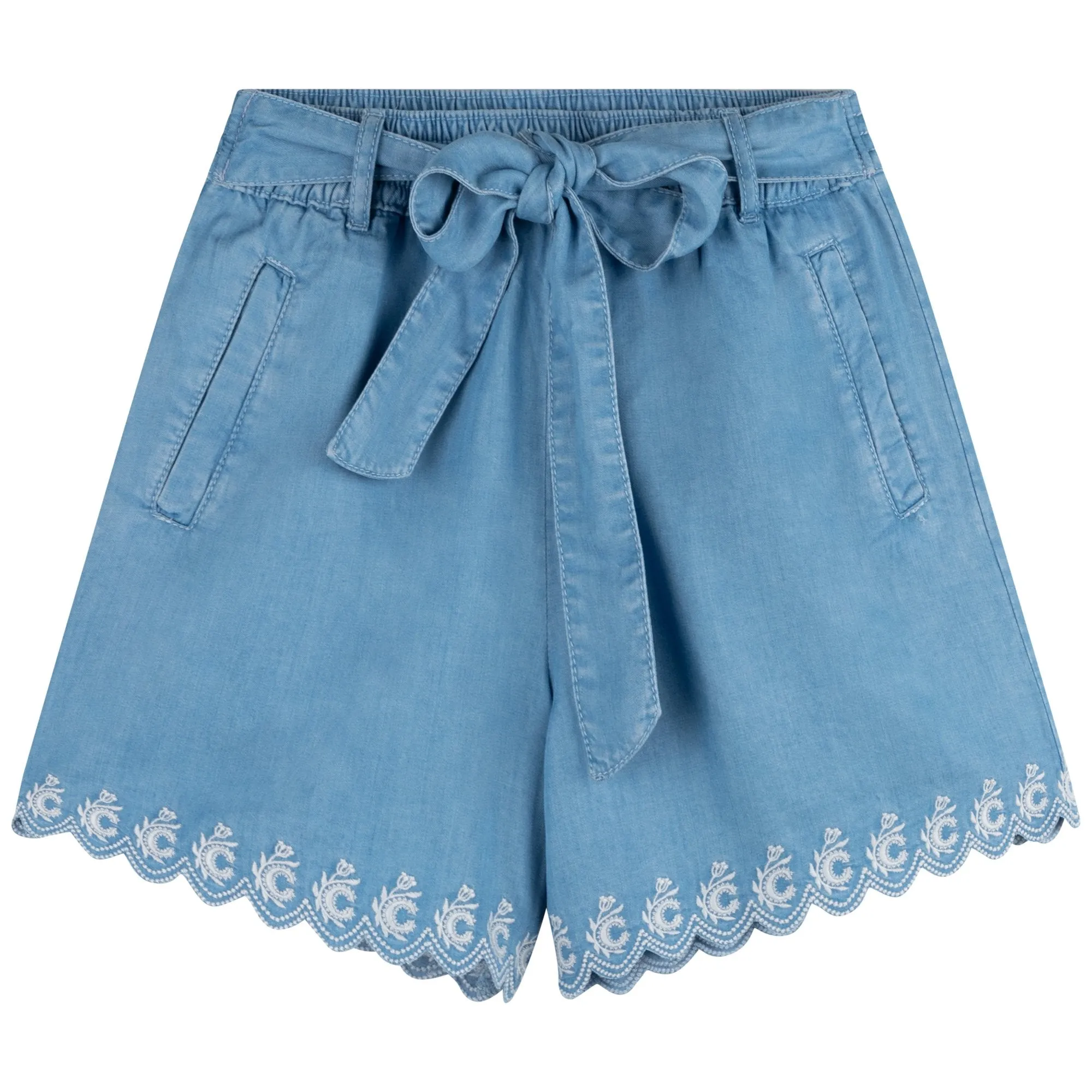 Mädchen Blaue Shorts