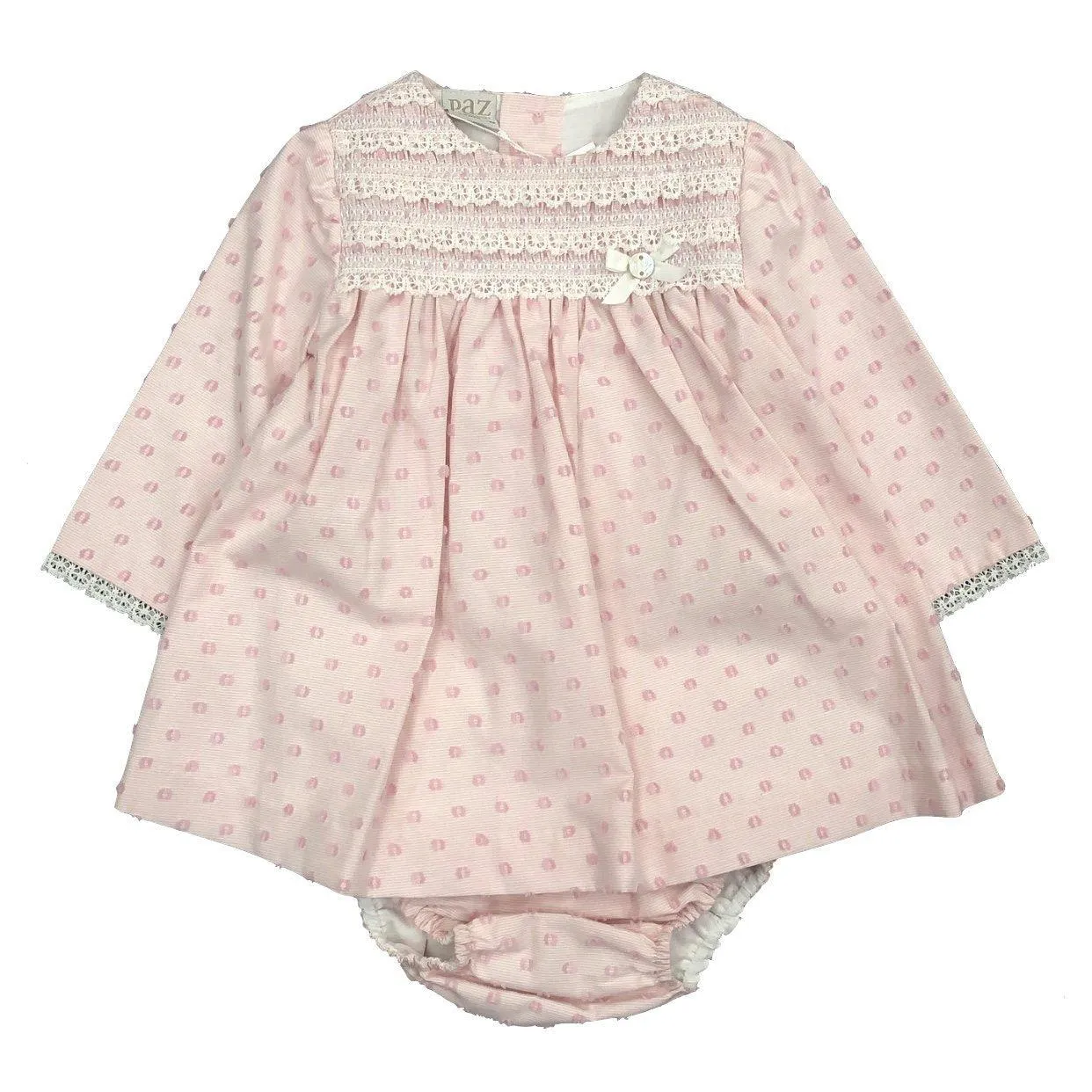 Mädchen Kreide Pink Kleid-Set