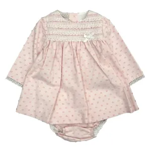 Girls Chalk Pink Dress Set